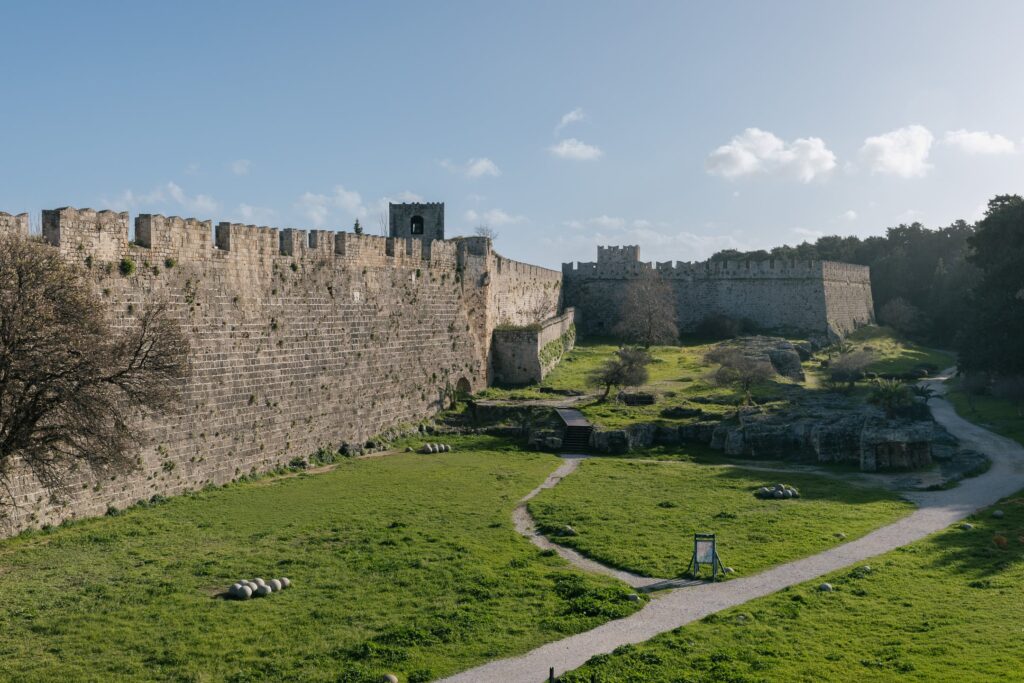 Rhodes Fortification Walls