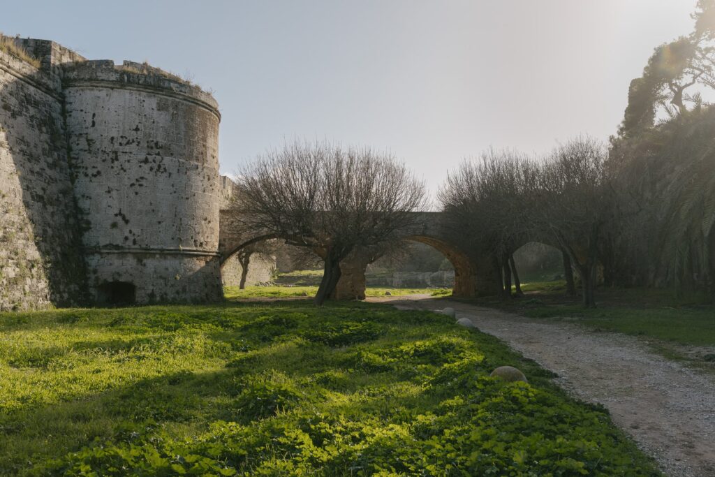 Rhodes Fortification Walls